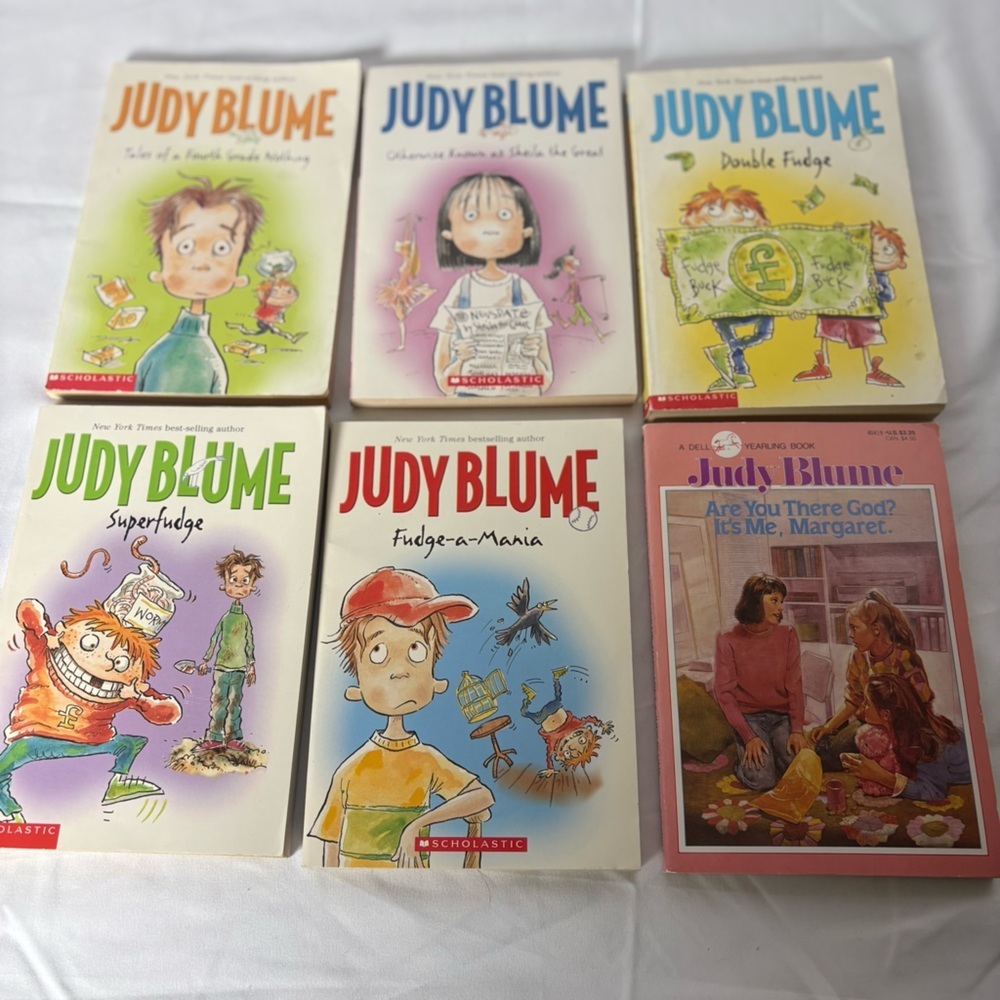 Judy Blume 6 Book Fudge Series + Margaret Set 📚✨